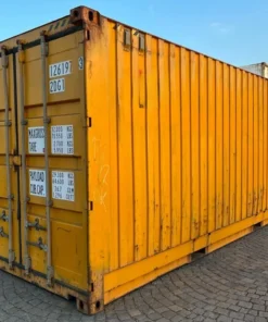 Contenedor de envío usado de 20 pies de alto cubo con paleta ancha (PW)